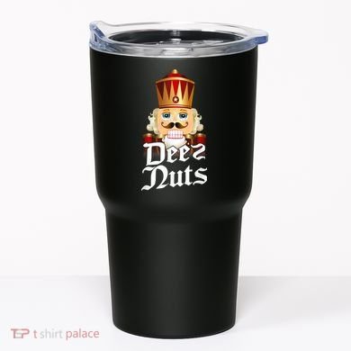Deez Nuts Nutcracker Nut Funny Xmas Christmas Pajama Family Tumbler