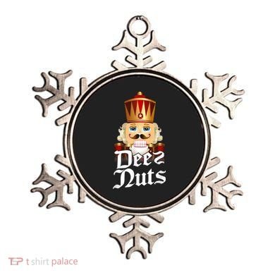 Deez Nuts Nutcracker Nut Funny Xmas Christmas Pajama Family Ornament