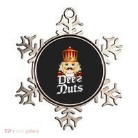 Deez Nuts Nutcracker Nut Funny Xmas Christmas Pajama Family Ornament thumb 0