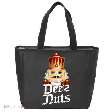 Deez Nuts Nutcracker Nut Funny Xmas Christmas Pajama Family Tote Bag