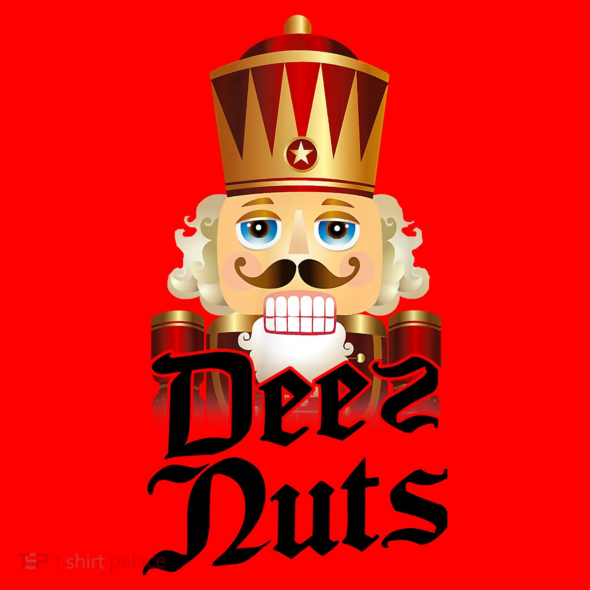 Deez Nuts Nutcracker Nut Funny Xmas Christmas Pajama Family Santa Hat