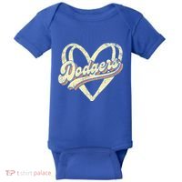 Dodgers Namefirst Name Baby Bodysuit thumb 0