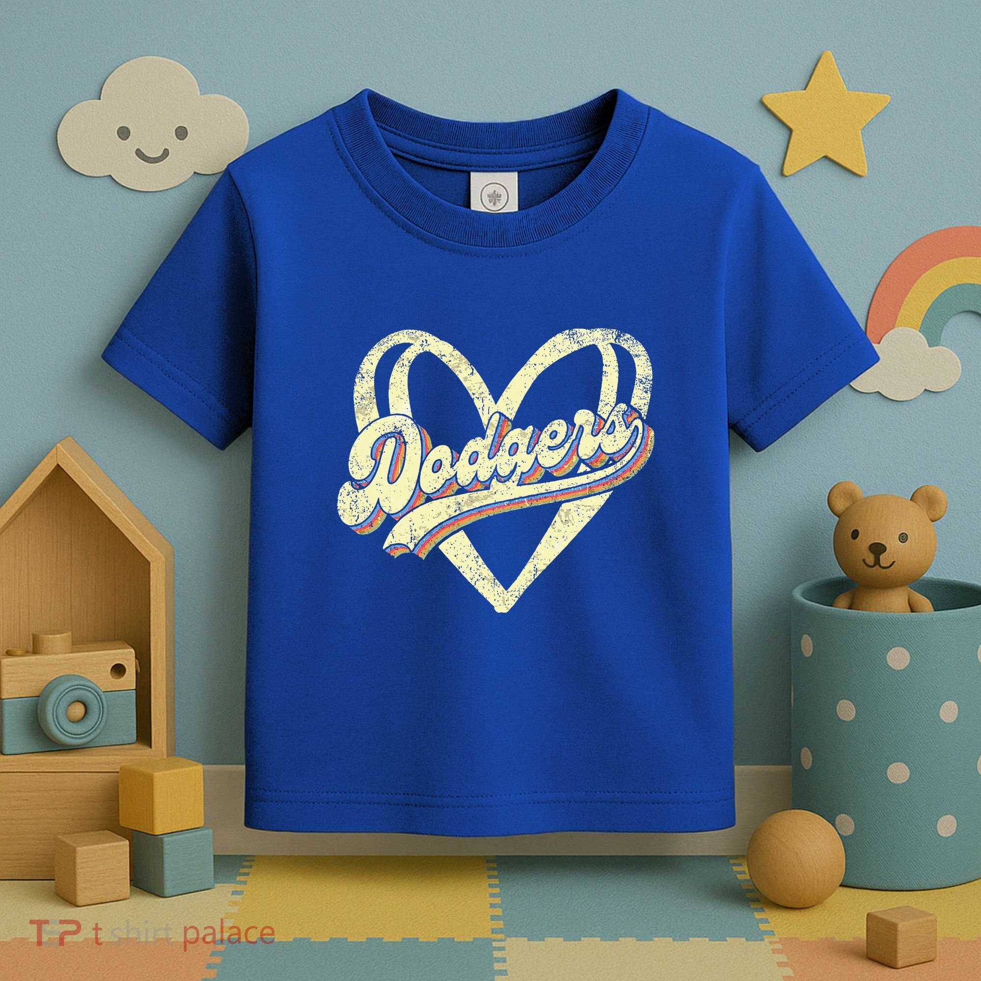Dodgers Namefirst Name Toddler T-Shirt