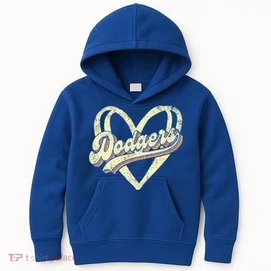 Dodgers Namefirst Name Kids Hoodie