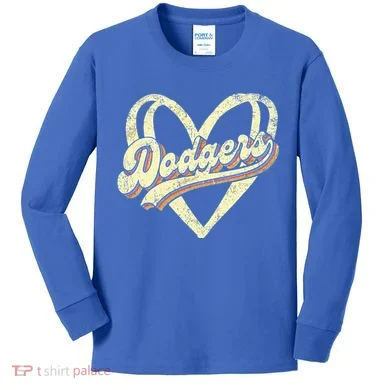 Dodgers Namefirst Name Kids Long Sleeve Shirt