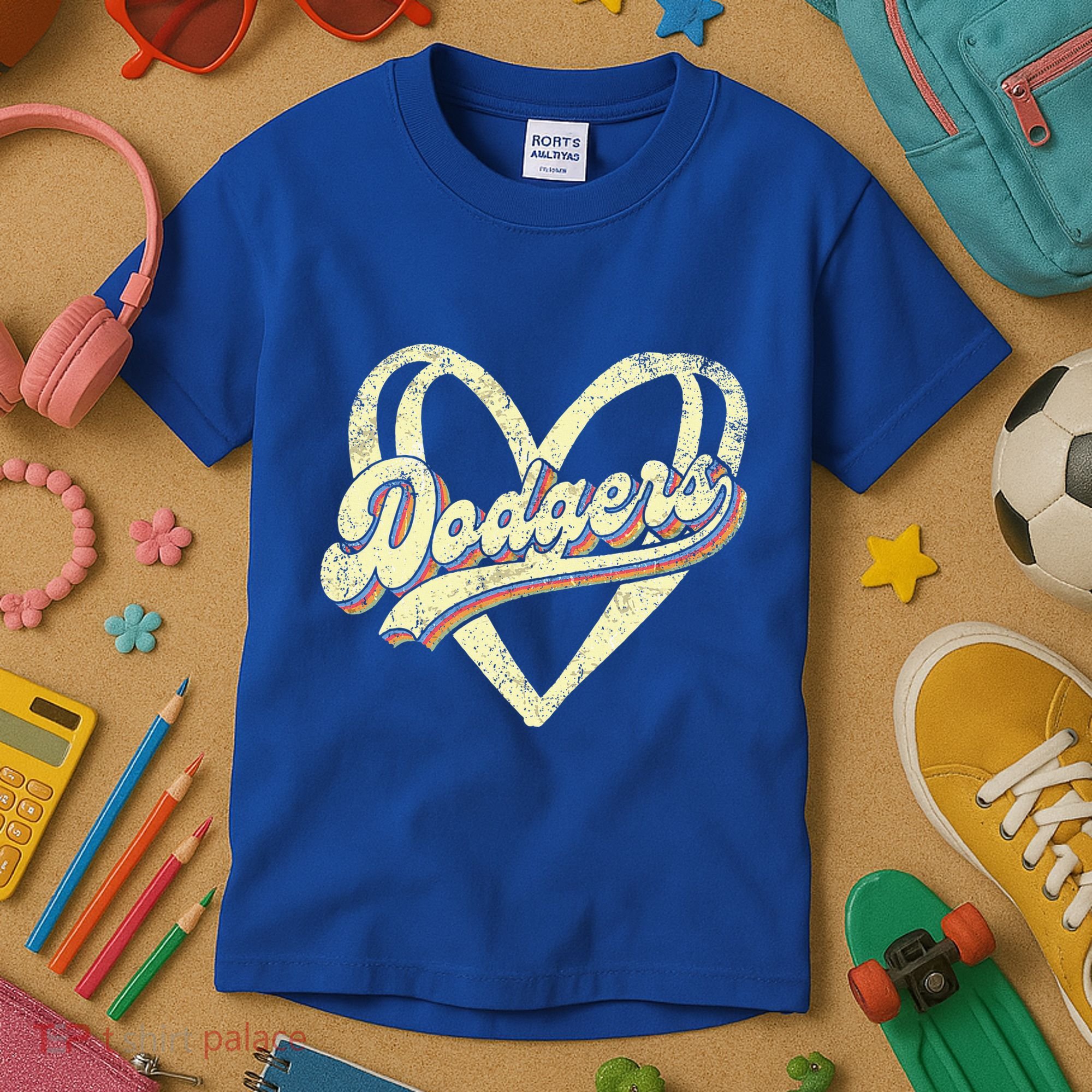 Dodgers Namefirst Name Kids T-Shirt