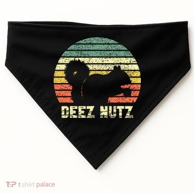 Deez Nuts Nutcracker Squirrel Deez Nutz Deezs Nut Funny USA-Made Doggie Bandana