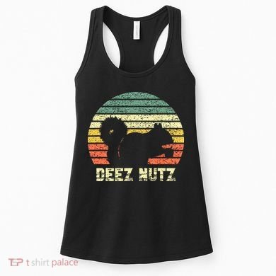 Deez Nuts Nutcracker Squirrel Deez Nutz Deezs Nut Funny Women's Tank Top