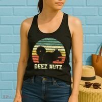 Deez Nuts Nutcracker Squirrel Deez Nutz Deezs Nut Funny Women's Tank Top thumb 2