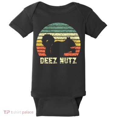 Deez Nuts Nutcracker Squirrel Deez Nutz Deezs Nut Funny Baby Bodysuit