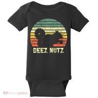 Deez Nuts Nutcracker Squirrel Deez Nutz Deezs Nut Funny Baby Bodysuit thumb 0