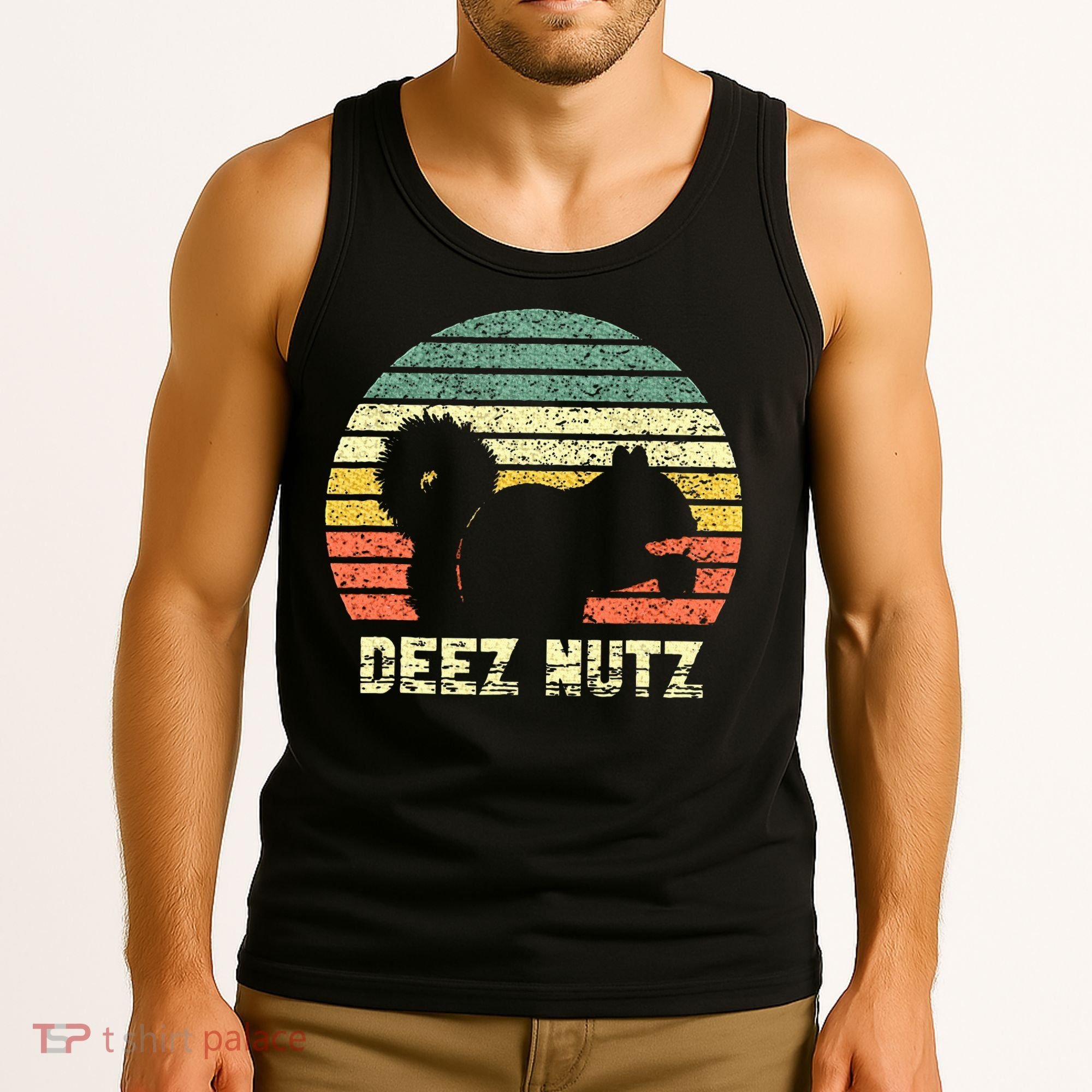 Deez Nuts Nutcracker Squirrel Deez Nutz Deezs Nut Funny Tank Top