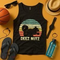 Deez Nuts Nutcracker Squirrel Deez Nutz Deezs Nut Funny Tank Top thumb 4