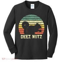 Deez Nuts Nutcracker Squirrel Deez Nutz Deezs Nut Funny Kids Long Sleeve Shirt thumb 0