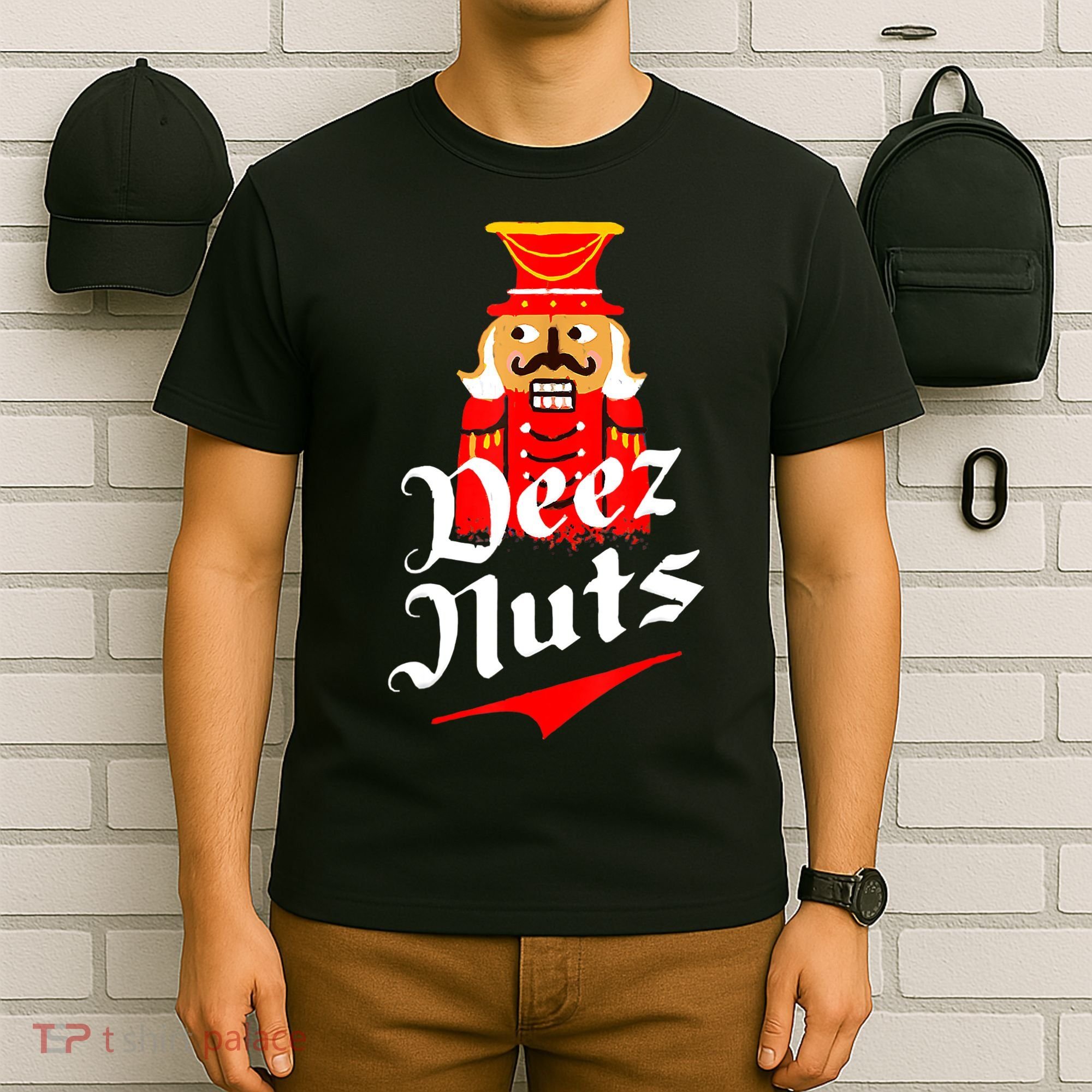 Deez Nuts Nutcracker Shirt Funny Ugly Christmas Sweater T-Shirt