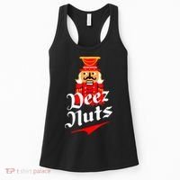 Deez Nuts Nutcracker Shirt Funny Ugly Christmas Sweater Women's Tank Top thumb 0