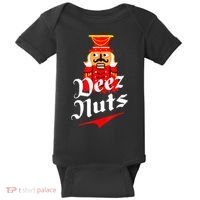 Deez Nuts Nutcracker Shirt Funny Ugly Christmas Sweater Baby Bodysuit thumb 0