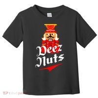 Deez Nuts Nutcracker Shirt Funny Ugly Christmas Sweater Toddler T-Shirt thumb 0