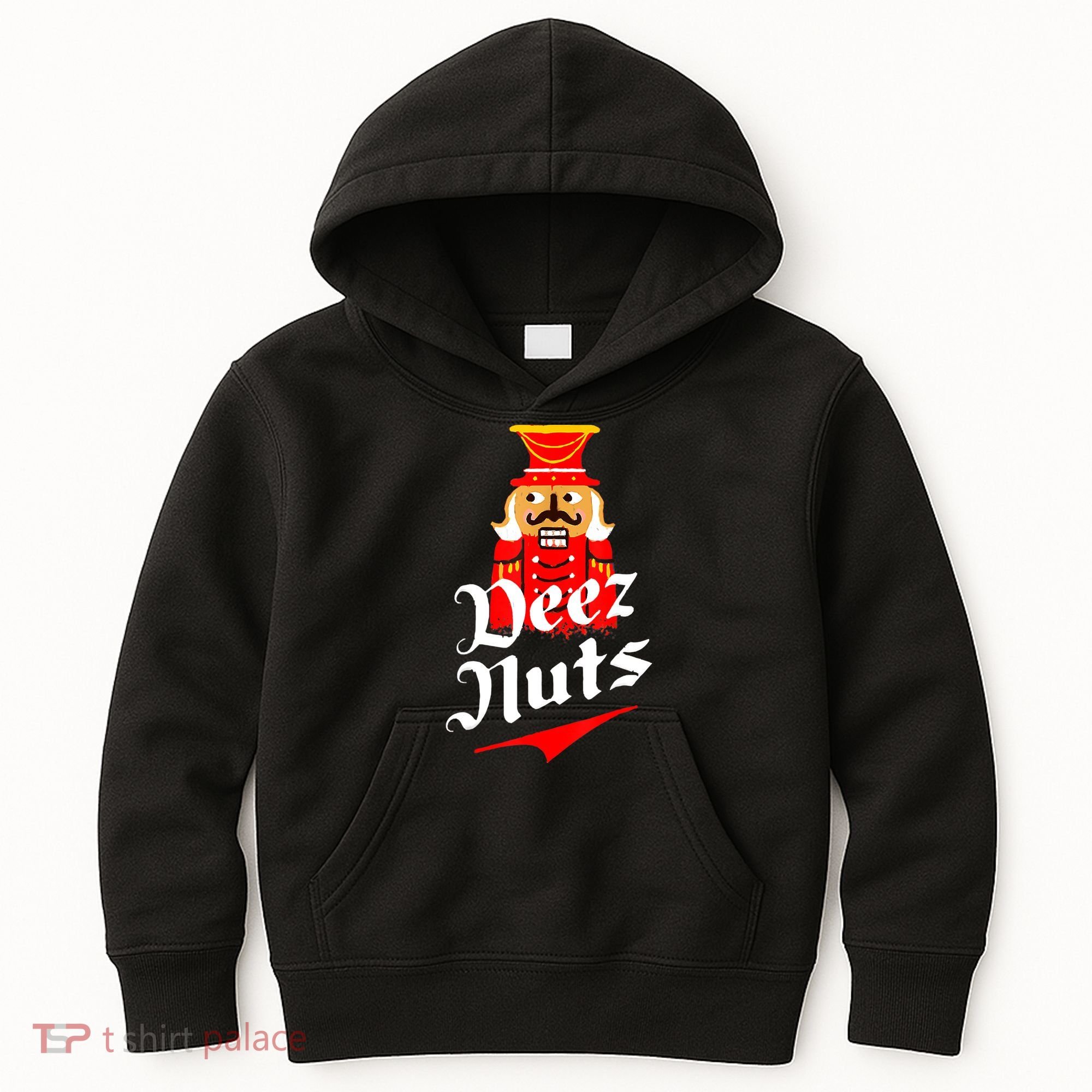Deez Nuts Nutcracker Shirt Funny Ugly Christmas Sweater Kids Hoodie