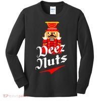 Deez Nuts Nutcracker Shirt Funny Ugly Christmas Sweater Kids Long Sleeve Shirt thumb 0