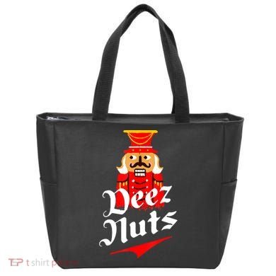 Deez Nuts Nutcracker Shirt Funny Ugly Christmas Sweater Tote Bag