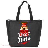 Deez Nuts Nutcracker Shirt Funny Ugly Christmas Sweater Tote Bag thumb 0