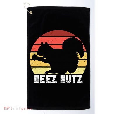 Deez Nutz Nutcracker Squirrel Gopher Chipmunk Dees Nuts Golf Towel