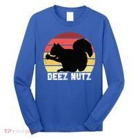 Deez Nutz Nutcracker Squirrel Gopher Chipmunk Dees Nuts Long Sleeve Shirt thumb 0