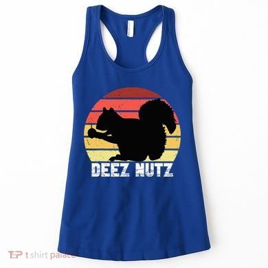 Deez Nutz Nutcracker Squirrel Gopher Chipmunk Dees Nuts Women's Tank Top