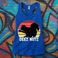 Deez Nutz Nutcracker Squirrel Gopher Chipmunk Dees Nuts Women's Tank Top thumb 3