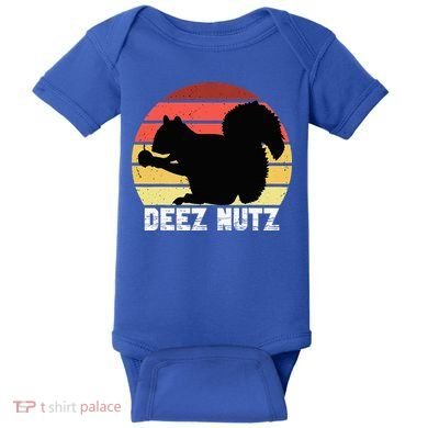 Deez Nutz Nutcracker Squirrel Gopher Chipmunk Dees Nuts Baby Bodysuit