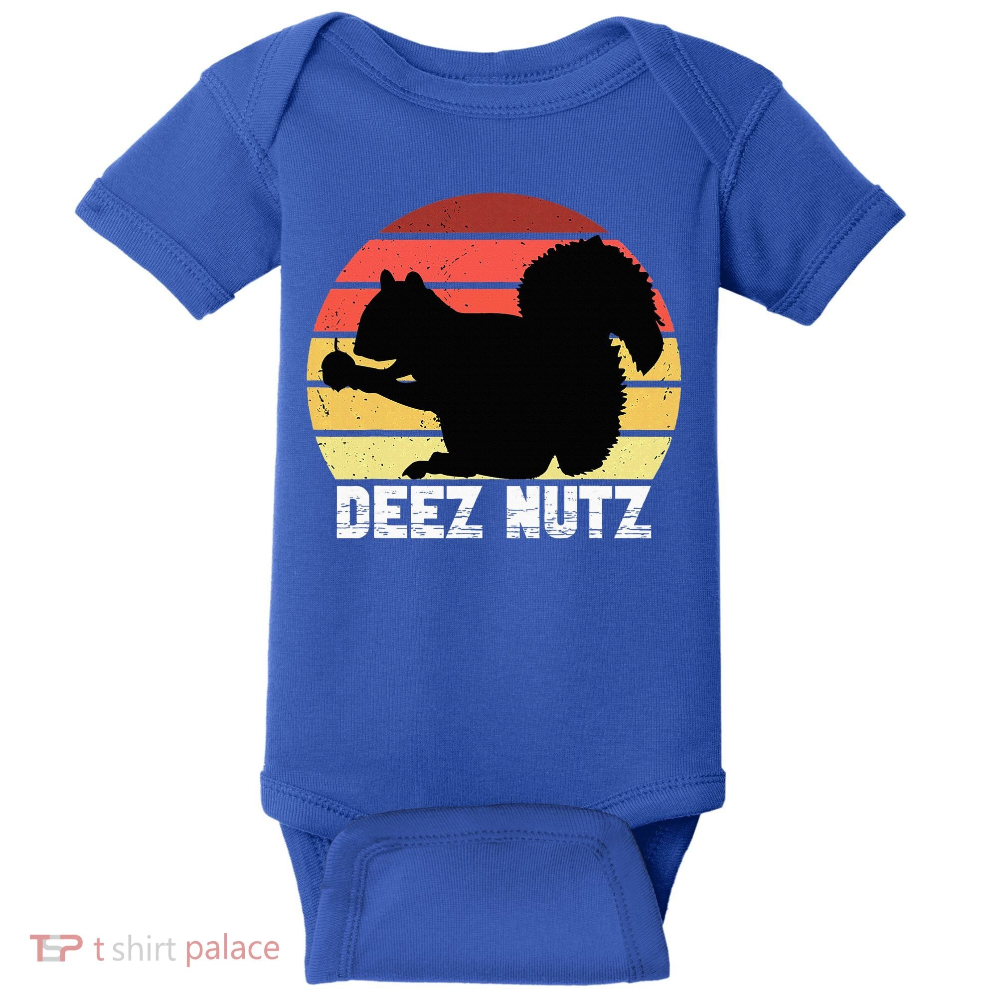 Deez Nutz Nutcracker Squirrel Gopher Chipmunk Dees Nuts Baby Bodysuit