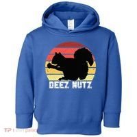 Deez Nutz Nutcracker Squirrel Gopher Chipmunk Dees Nuts Toddler Hoodie thumb 0