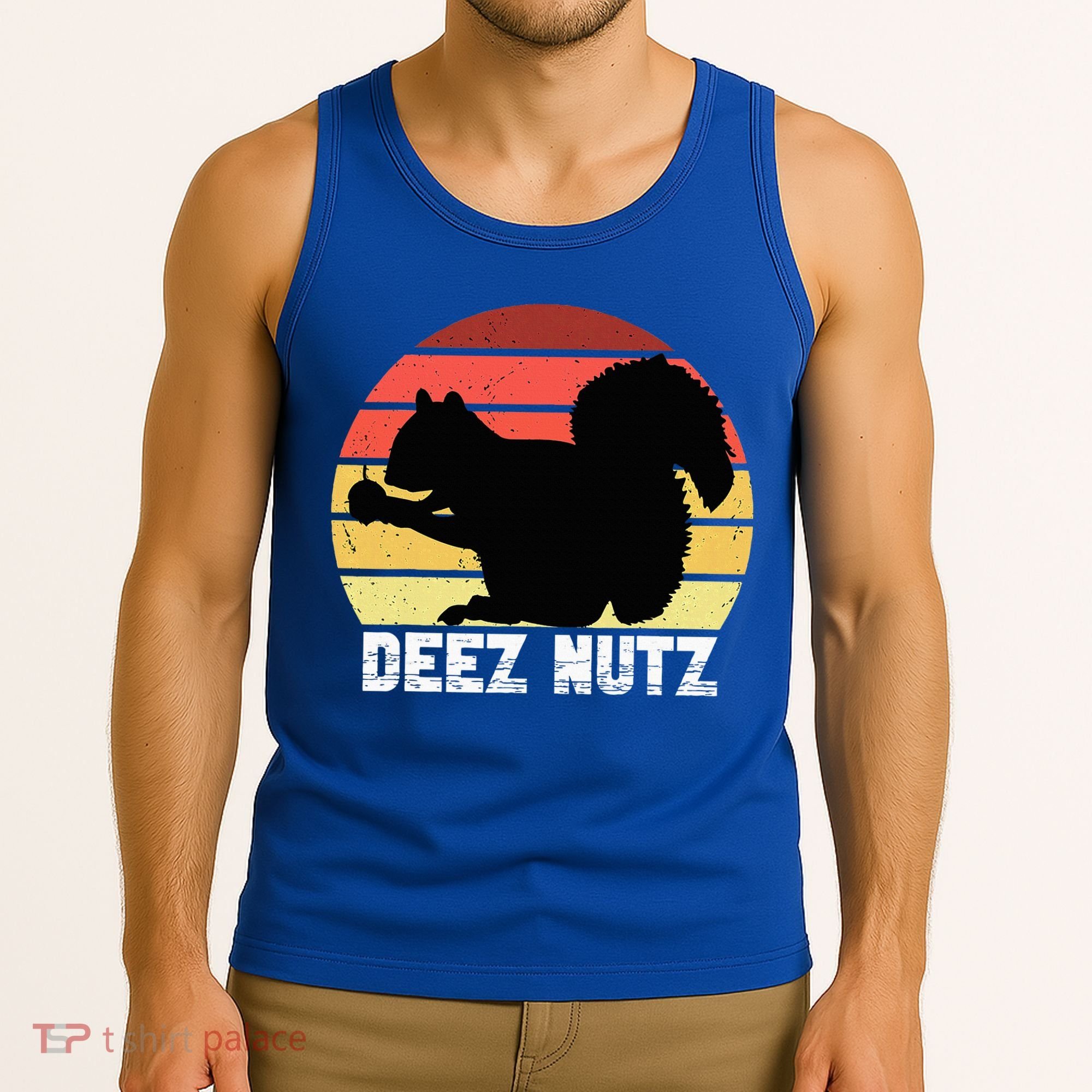 Deez Nutz Nutcracker Squirrel Gopher Chipmunk Dees Nuts Tank Top