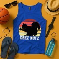 Deez Nutz Nutcracker Squirrel Gopher Chipmunk Dees Nuts Tank Top thumb 4