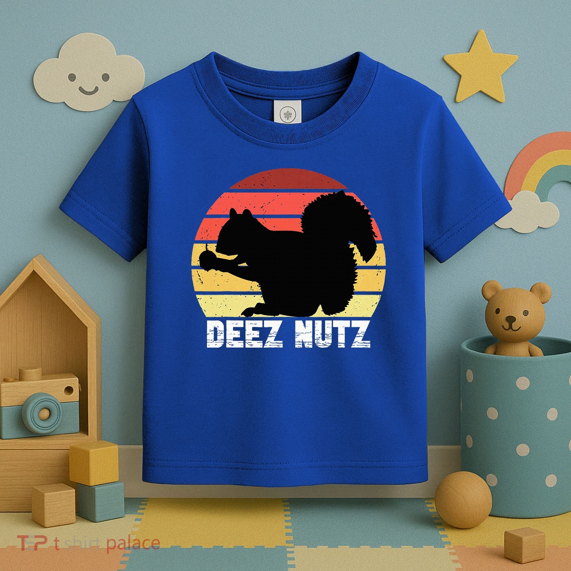 Deez Nutz Nutcracker Squirrel Gopher Chipmunk Dees Nuts Toddler T-Shirt