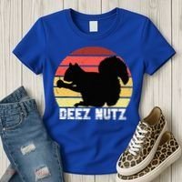 Deez Nutz Nutcracker Squirrel Gopher Chipmunk Dees Nuts Women's T-Shirt thumb 3