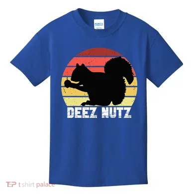 Deez Nutz Nutcracker Squirrel Gopher Chipmunk Dees Nuts Kids T-Shirt