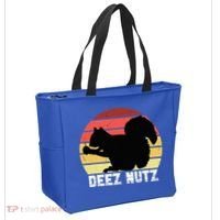 Deez Nutz Nutcracker Squirrel Gopher Chipmunk Dees Nuts Tote Bag thumb 2