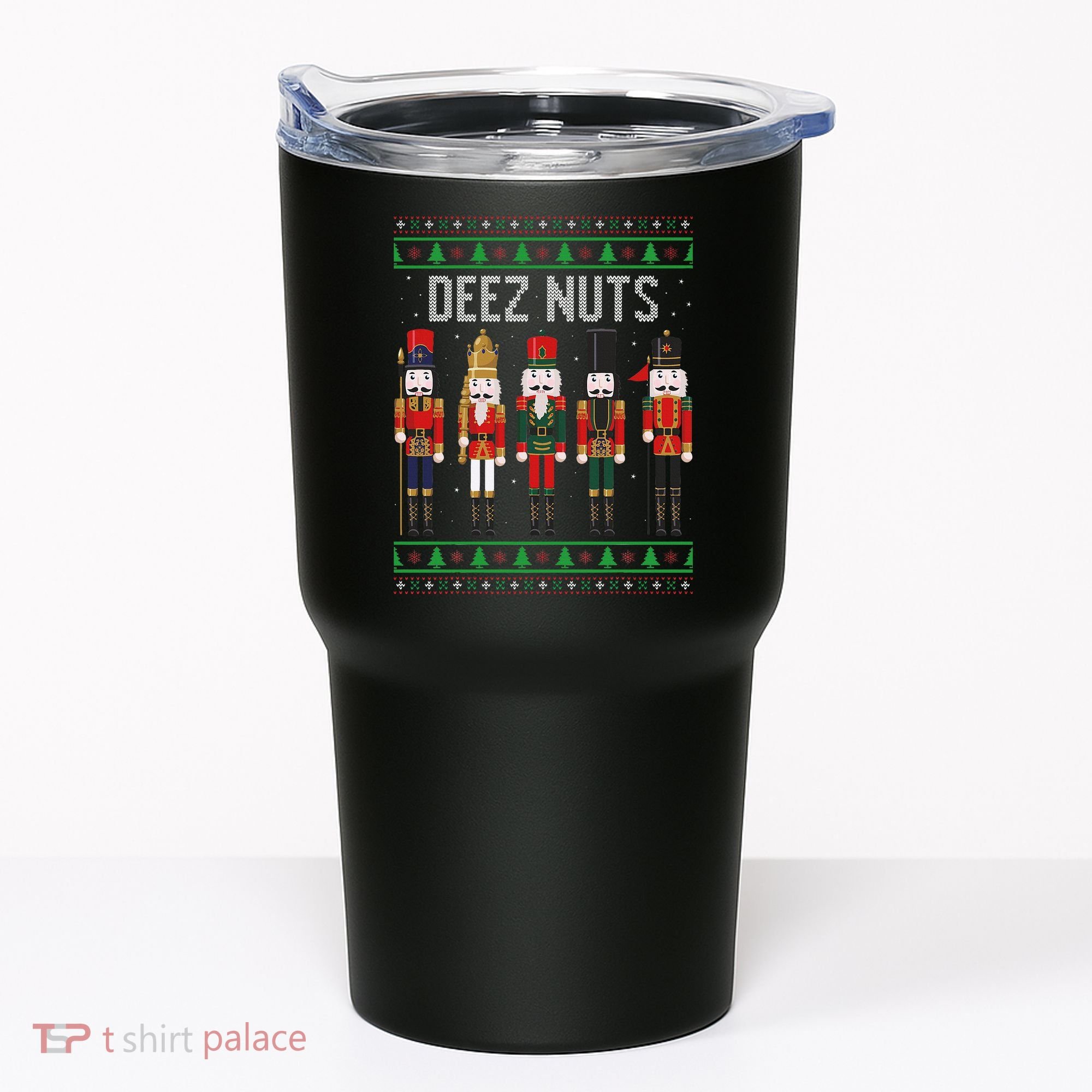 Deez Nuts Nutcracker Funny Ugly Christmas Sweater Meme Gift Tumbler