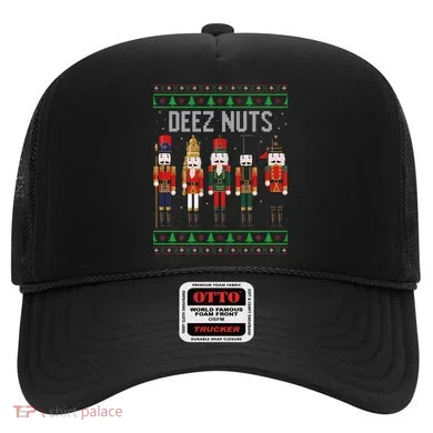Deez Nuts Nutcracker Funny Ugly Christmas Sweater Meme Gift Hat