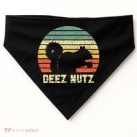 Deez Nuts Nutcracker Squirrel Deez Nutz Deezs Nut Funny  USA-Made Doggie Bandana thumb 0