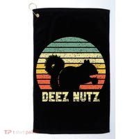 Deez Nuts Nutcracker Squirrel Deez Nutz Deezs Nut Funny  Golf Towel thumb 0