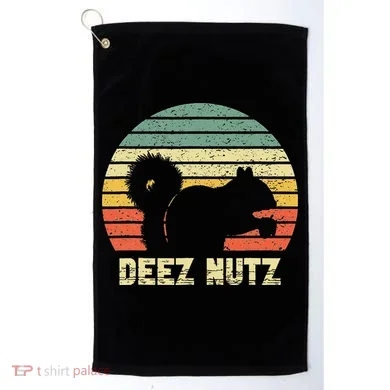 Deez Nuts Nutcracker Squirrel Deez Nutz Deezs Nut Funny  Golf Towel