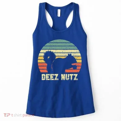 Deez Nuts Nutcracker Squirrel Deez Nutz Deezs Nut Funny  Women's Tank Top