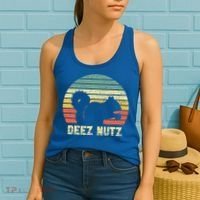 Deez Nuts Nutcracker Squirrel Deez Nutz Deezs Nut Funny  Women's Tank Top thumb 2