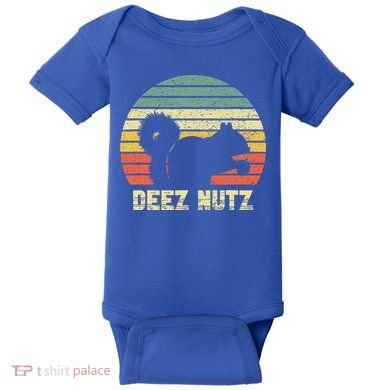 Deez Nuts Nutcracker Squirrel Deez Nutz Deezs Nut Funny  Baby Bodysuit