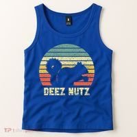 Deez Nuts Nutcracker Squirrel Deez Nutz Deezs Nut Funny  Tank Top thumb 2