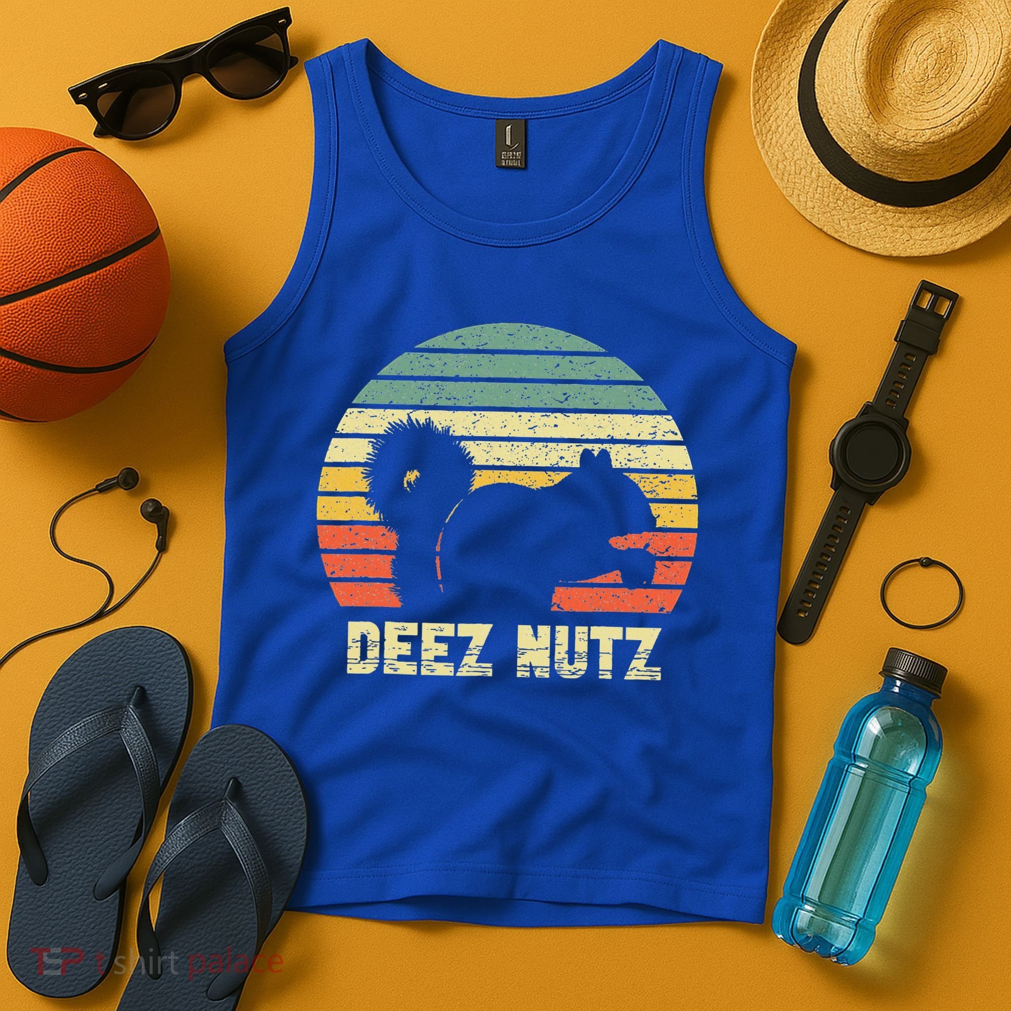 Deez Nuts Nutcracker Squirrel Deez Nutz Deezs Nut Funny  Tank Top