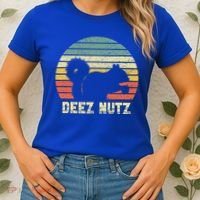 Deez Nuts Nutcracker Squirrel Deez Nutz Deezs Nut Funny  Women's T-Shirt thumb 2